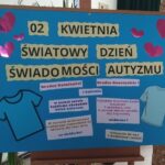 Plakat informacyjny dotyczący Światowego Dnia Świadomości Autyzmu.